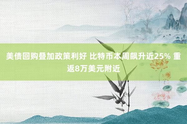 美债回购叠加政策利好 比特币本周飙升近25% 重返8万美元附近